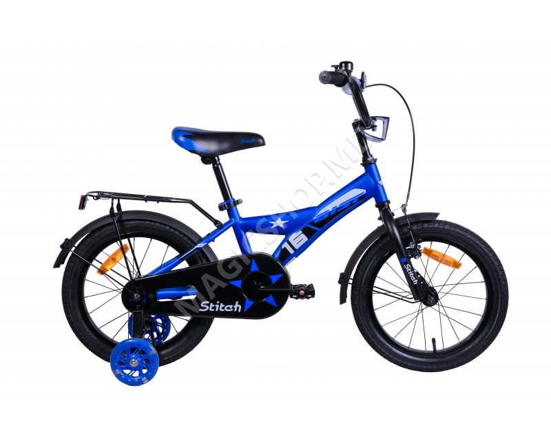 Bicicleta Aist Stitch 16" albastru